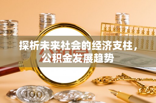 克山探析未来社会的经济支柱，公积金发展趋势