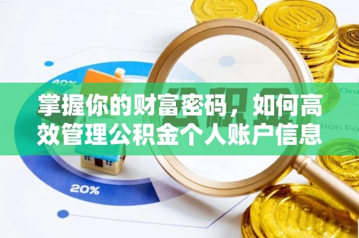 克山掌握你的财富密码，如何高效管理公积金个人账户信息