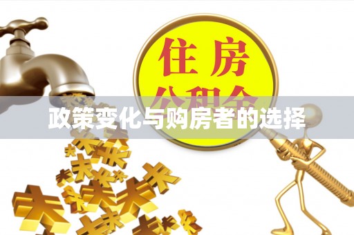 克山政策变化与购房者的选择