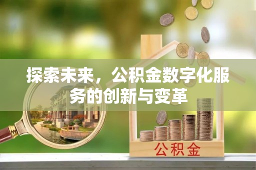 克山探索未来，公积金数字化服务的创新与变革