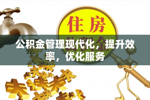 克山公积金管理现代化，提升效率，优化服务